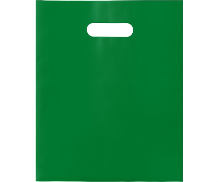 Пакет ПВД с Вашим логотипом 30х40 мм, зеленый, 70 мкр, печать 1+0 (односторонняя, одноцветная) 10247