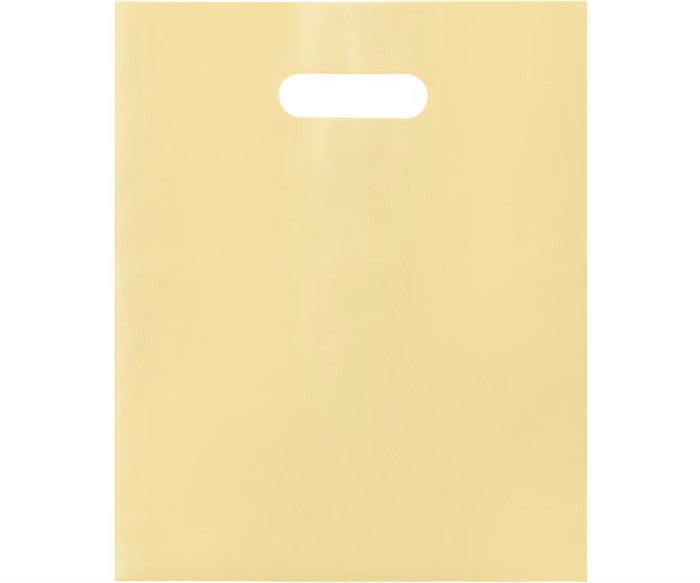 Пакет ПВД с Вашим логотипом 30х40 мм, бежевый, 70 мкр, печать 1+0 (односторонняя, одноцветная) 10252