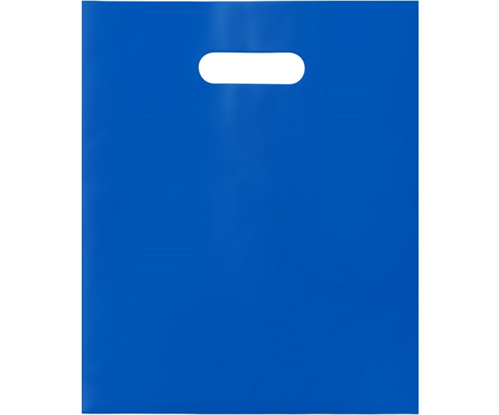 Пакет ПВД с Вашим логотипом 30х40 мм, синий, 70 мкр, печать 1+0 (односторонняя, одноцветная) 10254