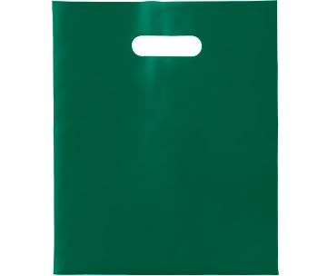 Пакет ПВД с Вашим логотипом 30х40 мм, темно-зеленый, 70 мкр, печать 1+0 (односторонняя, одноцветная) 10255