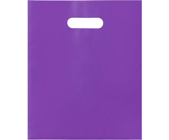Пакет с Вашим логотипом ПВД 40х50 мм, фиолетовый, 70 мкр, печать 1+0 (односторонняя, одноцветная) 10293