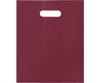 Пакет ПВД с Вашим логотипом 30х40 мм, бордовый, 70 мкр, печать 1+0 (односторонняя, одноцветная) 10245