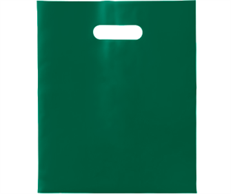 Пакет ПВД с Вашим логотипом 30х40 мм, темно-зеленый, 70 мкр, печать 1+0 (односторонняя, одноцветная) 10255