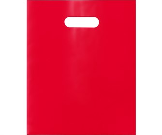 Пакет с Вашим логотипом ПВД 20х30 мм, красный, 70 мкр, печать 1+0 (односторонняя, одноцветная) 10307