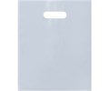 Пакет с Вашим логотипом ПВД 40х50 мм, серебро, 70 мкр, печать 1+0 (односторонняя, одноцветная) 10289