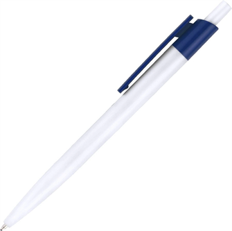 {{photo.Alt || photo.Description || 'Ручка пластиковая шариковая Vivapens HIT (белая с черным) с Вашим логотипом'}}