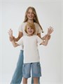 Футболка детская T-Bolka Kids, молочно-белая 11009