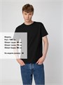 Футболка унисекс T-Bolka 160, черная 11119