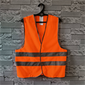 Жилет сигнальный светоотражающий С НАНЕСЕНИЕМ ЛОГОТИПА, 2СОП, плотность 100 гр./кв.м., цвет - оранжевый (Россия) 10392
