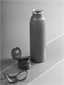 Бутылка для воды Billy Gym, матовая серая 10534