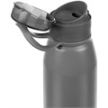 Бутылка для воды Billy Gym, матовая серая 10534