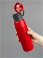 Бутылка для воды Billy Gym, матовая красная 10536
