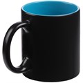Кружка-хамелеон On Display, матовая, черная с голубым c печатью логотипа 10657