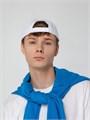 Бейсболка Promo, белая с Вашим логотипом 10686