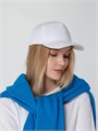 Бейсболка Promo, белая с Вашим логотипом 10686