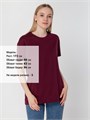 Футболка унисекс Regent 150, бордовая 10747