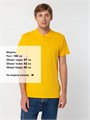 Рубашка поло мужская Summer 170, желтая 10963